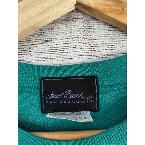 Vintage Laurel Burch Large 42/44 Butterfly Farmboy Forest Pullover Sweater - Picture 8 of 11